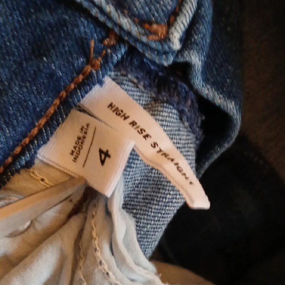 LOFT jeans High rise straight women's size 4 - Picture 4 of 5